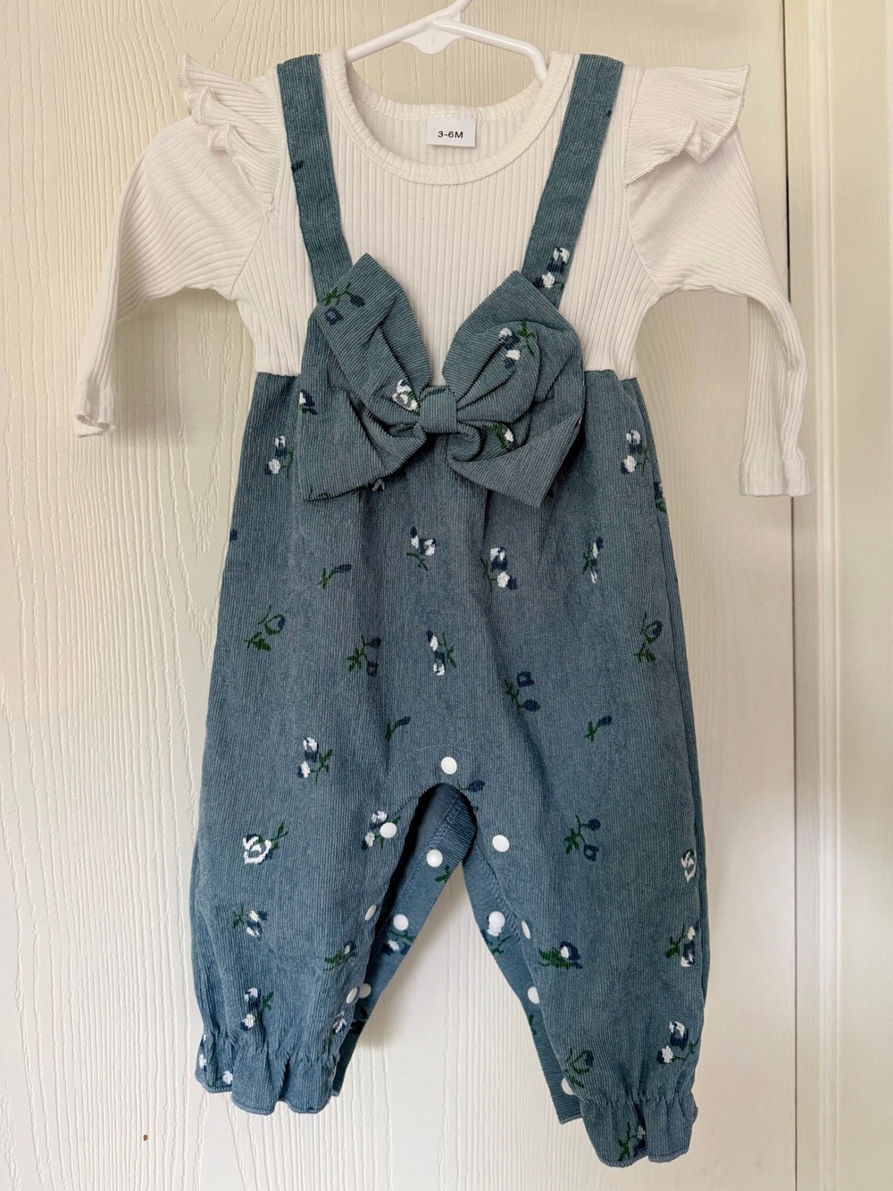 Baby Girl Overall Outfit